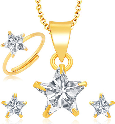 

Sukkhi Alloy Jewel Set(Gold, White)