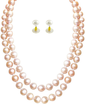 JPearls Mother of Pearl Jewel Set(Pink) JPearls Mother of Pearl Jewel Set(Pink)