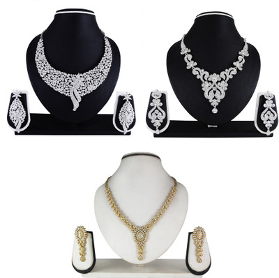 

Atasi International Alloy Jewel Set(White)
