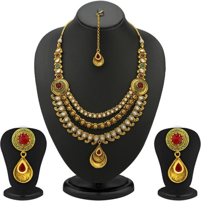 

Trushi Copper Jewel Set(Gold)