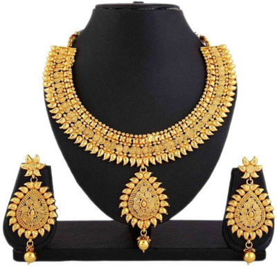 

Jewels Gold Alloy Jewel Set(Multicolor)