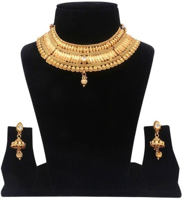 STYYLO FASHION Alloy Gold-plated Gold Jewellery Set(Pack of 1)