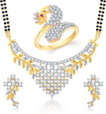 

Meenaz Alloy Jewel Set(Yellow)