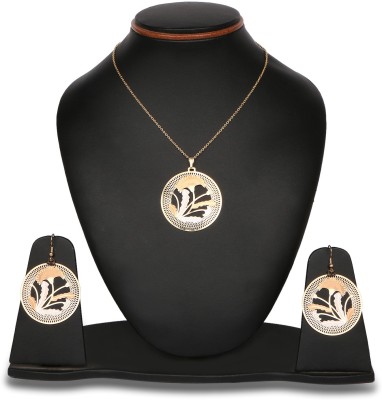 Johareez Brass Gold-plated Yellow Jewellery Set(Pack of 1)