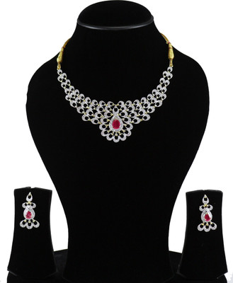 

You Bella Alloy Jewel Set(White)