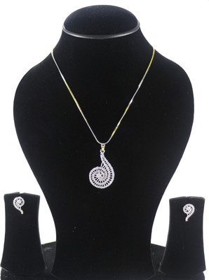 

You Bella Alloy Jewel Set(Silver)
