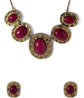 

Voylla Alloy Jewel Set(Gold)