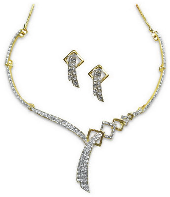 69% OFF on DG Jewels Alloy Jewel Set(Gold, White) 69% OFF on DG Jewels Alloy Jewel Set(Gold, White)