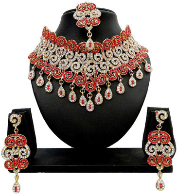 

Shree Bhawani Art Jewellery Alloy Jewel Set(Multicolor)