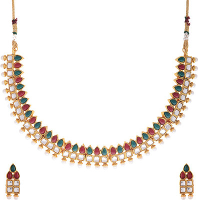 

Zeneme Copper Jewel Set(Multicolor)