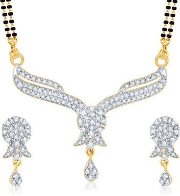 VK Jewels Alloy Jewel Set(Gold) at flipkart