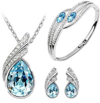 68% OFF on Cyan Alloy Jewel Set(Blue) 68% OFF on Cyan Alloy Jewel Set(Blue)