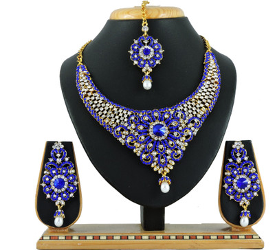 

Vatsalya Creation Alloy Jewel Set(Blue)