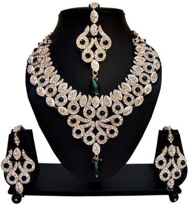 Styylo Jewels Alloy Gold-plated Multicolor Jewellery Set(Pack of 1)