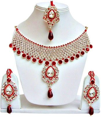 Jewels Guru Alloy Jewel Set(Multicolor)