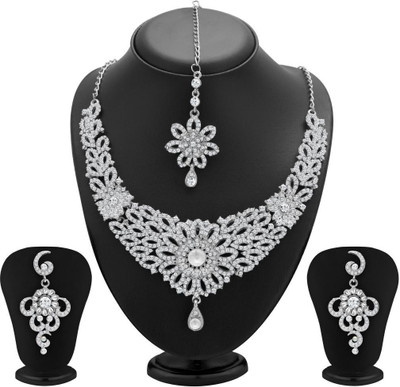 

Sukkhi Zinc Jewel Set(White)