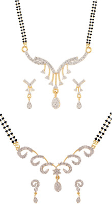

Parinaaz Alloy Jewel Set(White)