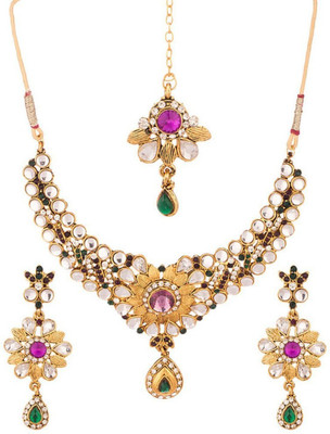 

Kavyanjali Jewels Alloy Jewel Set(Multicolor)