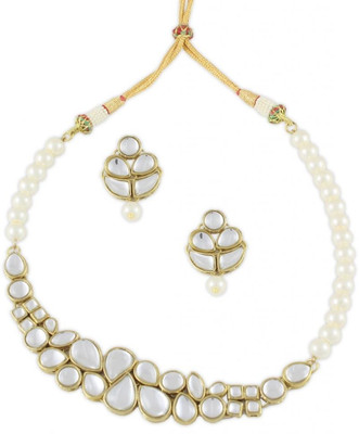 82% OFF on Karatcart Alloy Jewel Set(White, Gold) 82% OFF on Karatcart Alloy Jewel Set(White, Gold)