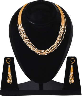 

Penny Jewels Alloy Jewel Set(White, Gold)