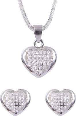 

Abhooshan Sterling Silver Jewel Set(Silver)