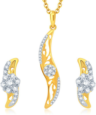 Sukkhi Alloy Jewel Set(White, Gold)