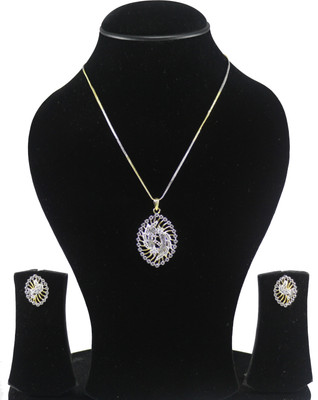 

You Bella Alloy Jewel Set(Silver)
