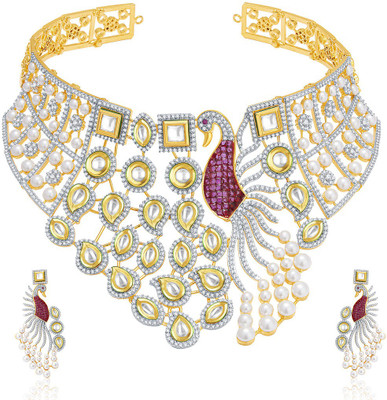 

Sukkhi Alloy Jewel Set(Gold, White)