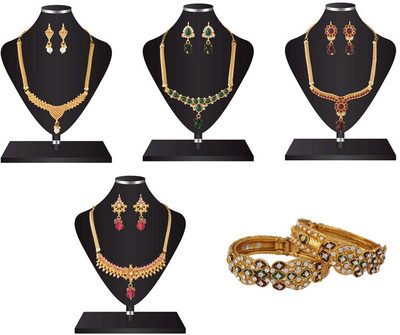 

Payal Designs Alloy Jewel Set(Multicolor)