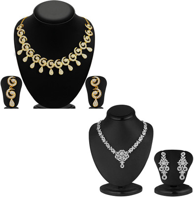 

Sukkhi Zinc Jewel Set(Gold, White)