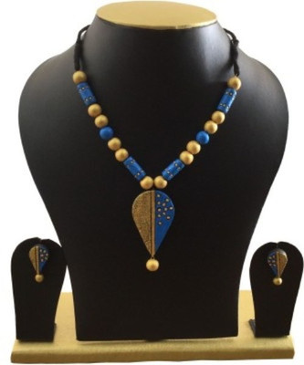 

Sudha Creations Terracotta Jewel Set(Multicolor)