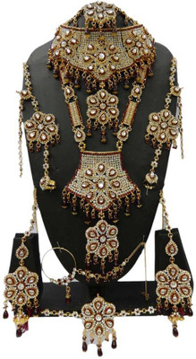 

Shree Bhawani Art Jewellery Alloy Jewel Set(Multicolor)