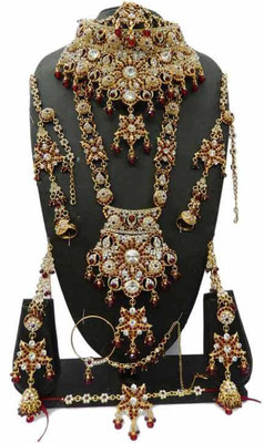 

Shree Bhawani Art Jewellery Alloy Jewel Set(Multicolor)