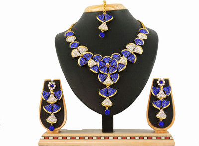 

Vatsalya Creation Alloy Jewel Set(Blue)