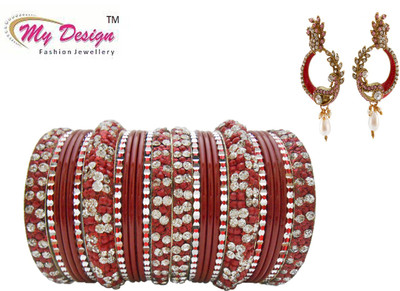

My Design Alloy Jewel Set(Maroon)
