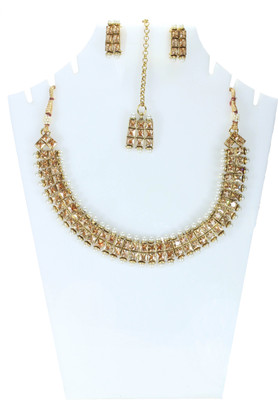 

Penny Jewels Alloy Jewel Set(Gold)