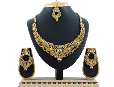 

Vatsalya Creation Zinc Jewel Set(Gold)