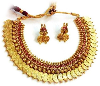 

You Bella Alloy Jewel Set(Red)