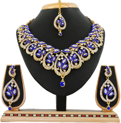 

Vatsalya Creation Alloy Jewel Set(Blue)