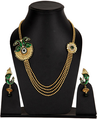 74% OFF on Shining Diva Alloy Jewel Set(Green, Gold) 74% OFF on Shining Diva Alloy Jewel Set(Green, Gold)