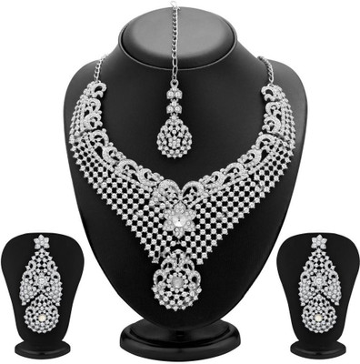 

Sukkhi Zinc Jewel Set(White)
