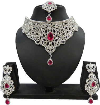 

Shree Bhawani Art Jewellery Alloy Jewel Set(Multicolor)