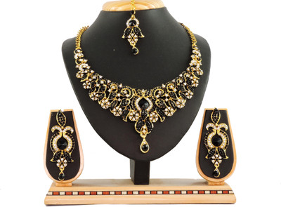 

Vatsalya Creation Alloy Jewel Set(Black)