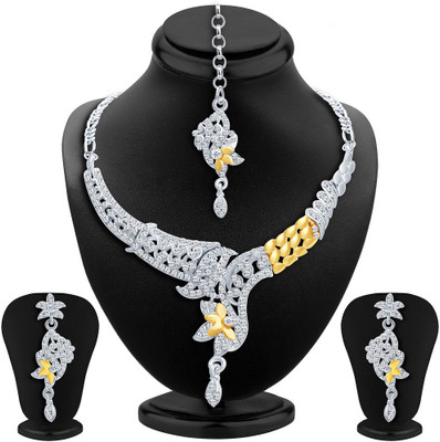 

Sukkhi Alloy Jewel Set(Gold, White)