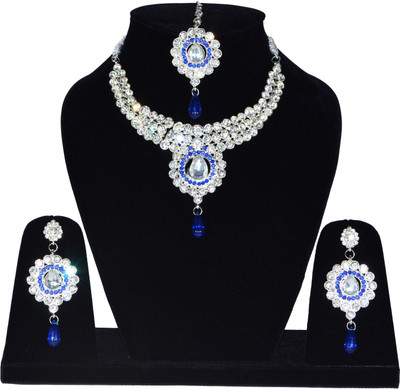 59% OFF on Archana Jewelry Alloy Jewel Set(Blue) 59% OFF on Archana Jewelry Alloy Jewel Set(Blue)