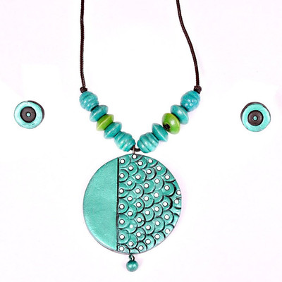 

Sudha Creations Terracotta Jewel Set(Multicolor)