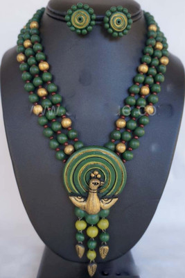 

Sudha Creations Terracotta Jewel Set(Multicolor)