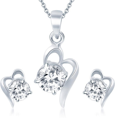Sukkhi Alloy Rhodium White Jewellery Set(Pack of 1)