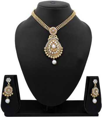 

Meenaz Alloy Jewel Set(Gold)