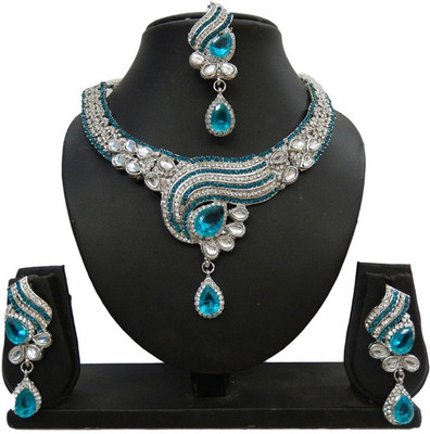 

Shree Bhawani Art Jewellery Alloy Jewel Set(Multicolor)